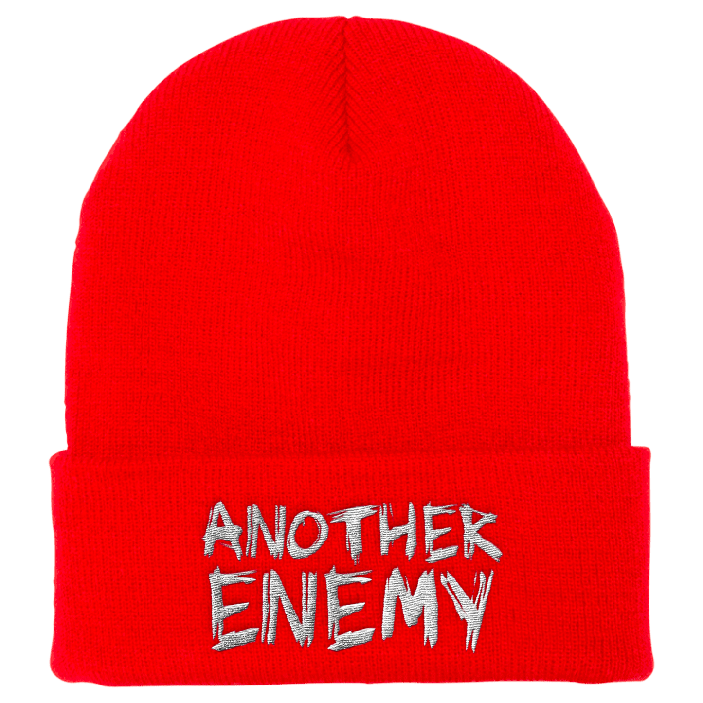 Another Enemy Logo Beanie Red