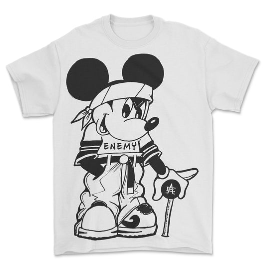 Old School Mouse T-Shirt White